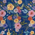 thumbnail image 2 of Rugs.com Blossom Collection Rug – 10 Ft Square Blue Medium Rug Perfect For Living Rooms, Kitchens, Entryways, 2 of 8
