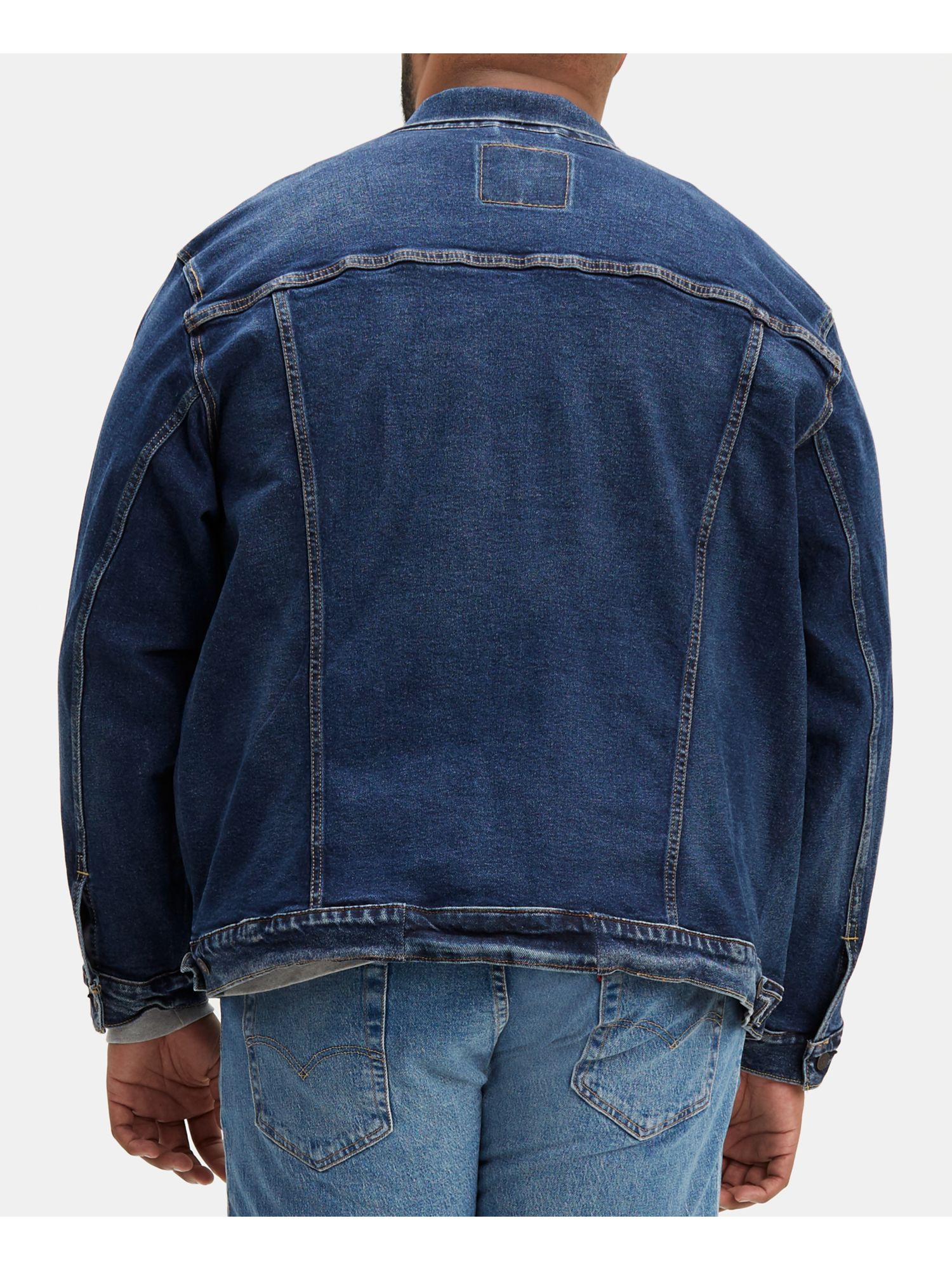 LEVI STRAUSS CO Mens Blue Denim Jacket 3XL