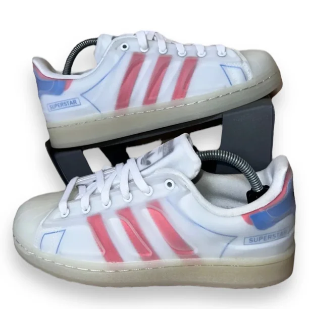 Adi - das Superstar Futureshell 'White Semi Solar Red' FX5544 Men's 5 Women's 6