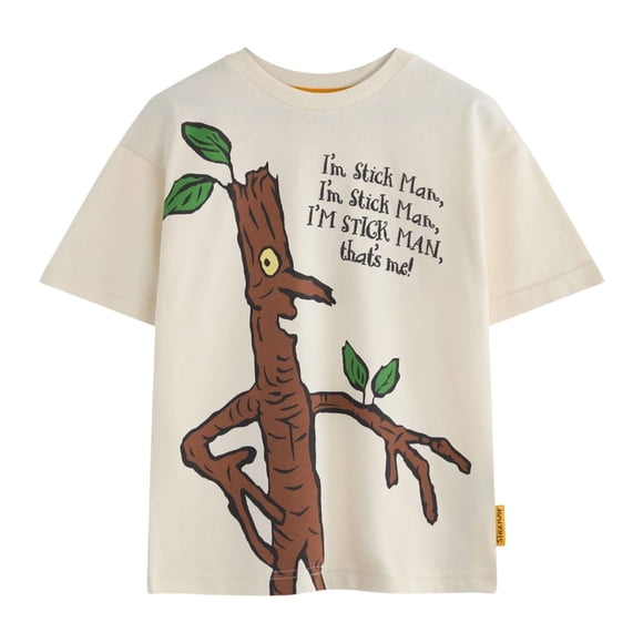 The Gruffalo T-Shirt à Manches Courtes pour Garçons/filles « I'm A Stickman »