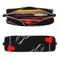 thumbnail image 2 of Fotbe French Bulldog Estuche para Lápices de Cuero con Estampado, Estuche con Cremallera Resistente, Organizador Compacto y Elegante para Papelería, 2 of 7