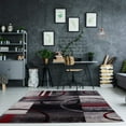 thumbnail image 2 of Ladole Rugs Black Grey Blue Turquoise Modern Geometric Area Rug Carpet Runner Living Bedroom 3x5 4x6 5x8 6x9 8x10 9x12, 2 of 5