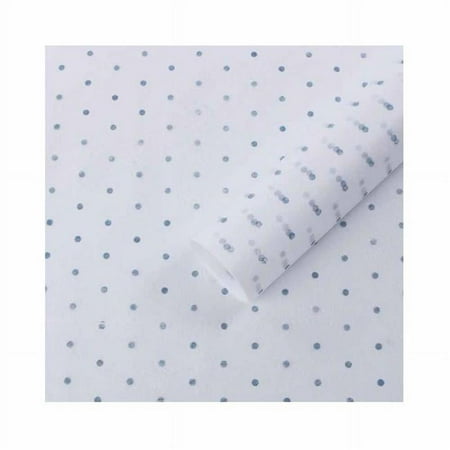 Panda Superstore Polka Dots Flower Gift Packaging Florist Bouquet Wrapping Paper - 20 Piece