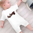 thumbnail image 2 of Icvfdpl Toddler Baby Loungewear Clothes Unisex Casual Baseball Letter Print Rompers Jumpsuit Soft 0-3 Months, 2 of 4