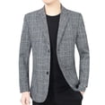 thumbnail image 1 of Traje de primavera Chaqueta de hombre Ropa casual de hombre de mediana edad Traje pequeño casual de papá de primavera y otoño, 1 of 2