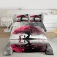 thumbnail image 2 of Manfei Happy Valentine's Day Bedding Comforter Set 2pcs for Female Men,Romantic Couple Lover Twin Comforter Sets Microfiber,Love Heart Print Breathable Bedding Set,Microfiber Bedroom Decor, 2 of 8