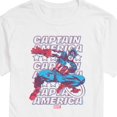 thumbnail image 3 of Marvel Captain America - 3D Comic Book Style - Men's Short Sleeve Graphic Tee, 3 of 5
