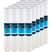 SpiroPure SP-P25-20 20x2.5 25 Micron Spun Melt-Blown Polypropylene Sediment Water Filter Cartridge P25-20 155226-43 (Case of 20)