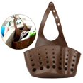 thumbnail image 4 of Cesta colgante para fregadero de cocina, botón ajustable portátil de PVC para grifo, almacenamiento de baño, rejillas de drenaje, organizador de espon Café Baoblaze Rejilla de drenaje de cocina, 4 of 8
