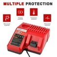 thumbnail image 3 of New Charger for Milwaukee 2239-21 2276-20NST 2276-21 2276-21NST 2277-20, 3 of 5