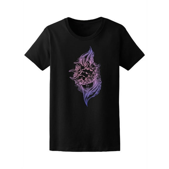 Mermaid Head With Seashell Tee Women's -Image by Shutterstock