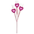 thumbnail image 2 of Valentine Day Heart Glitter Branches, 19" Sparkling Heart-Shaped Picks, Romantic Pink and Red Heart Pick for Vases, Glitter Heart Pick Bouquet for Weddings, Anniversaries, Home & Table Decor​, 2 of 5