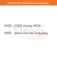 thumbnail image 2 of Max Advanced Brakes - Brake Kit for 2001 2002 Acura MDX 1999-2001 2002 2003 2004 Honda Odyssey Brakes Front Replacement Disc Brake Rotors and Ceramic Brake Pads, 2 of 9