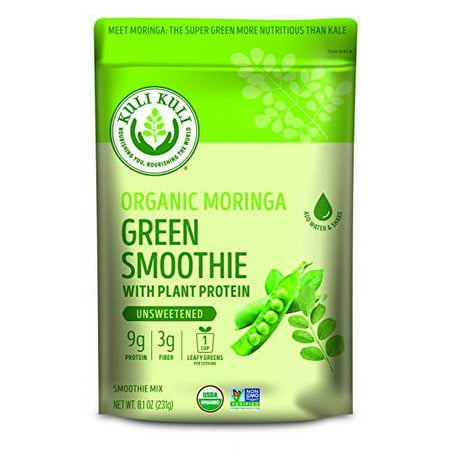 Kuli Kuli Organic Moringa Greens & Protein Powder, Natural, 7.3 Oz