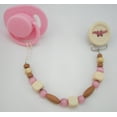 thumbnail image 3 of Button Pacifier Clip with Adorable Wooden Beads, 3 of 3
