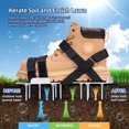 thumbnail image 2 of Ohuhu Metal Lawn Aerator Shoes, Upgraded Aerating Shoe with Durable Aluminum Sole, Free-Installation Spiked Aerating Sandals with Stainless, 2 of 7