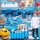 thumbnail image 1 of Juego de herramientas de simulación para niños, caja médica con carrito, casa de juego para niñas, estetoscopio para enfermera, inyección, 1 of 4