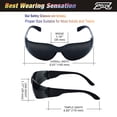 thumbnail image 5 of Gafas de seguridad PTCOL Knight Set 28 unidades con lentes tintadas negras, 5 of 5