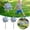 Silver, variant on Reflective Pinwheels for Yard Garden, 2 Pack Sparkly Silver Bird Deterrent Windmills with Stakes, Decorative Wind Spinners to Scare Birds Away from Patio Orchard Farm