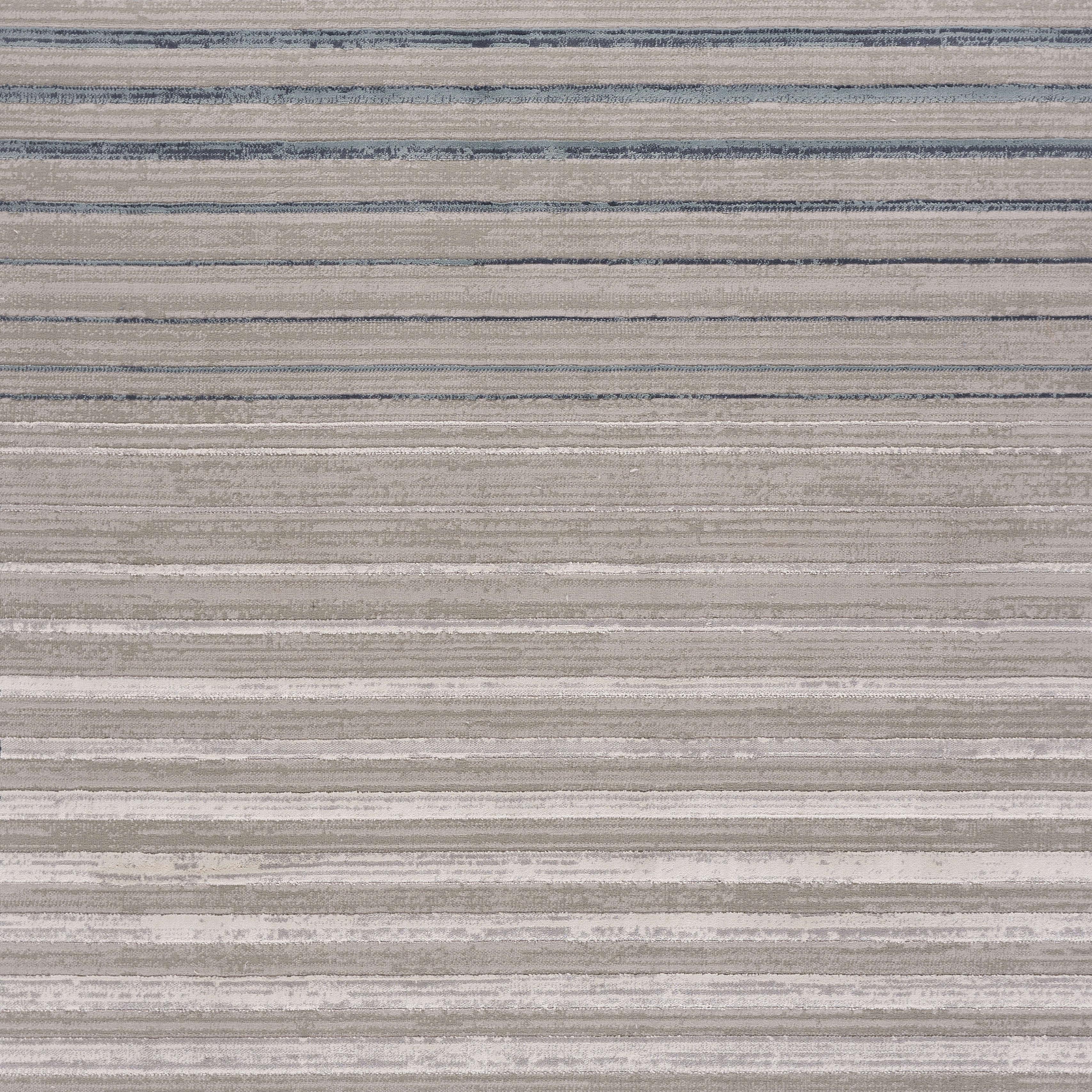 LR Home Imara Fran Cream/Blue Transitional Bordered Polyester Area Rug, 1'10" x 3'