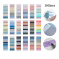 thumbnail image 1 of Notas Adhesivas Transparentes De Índice,15 Sets,3000 Piezas Vistoso Xtellar multicolor, 1 of 3