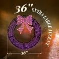thumbnail image 5 of Ktaxon 36in Halloween Wreath Decoration Lighted Holiday Decor Lights 175 LED, 5 of 9