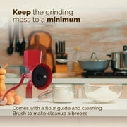 WonderMill Hand Grain Mill, Manual Grain Mill Grinder, Kitchen Junior Deluxe Flour Mill
