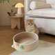 thumbnail image 5 of Cesta-Cama Redonda Tejida con Cuerda de Algodón para Mascotas | Casita para Perros y Gatos Tejida a Mano, Ecológica | Tamaño Mediano 35X35X14Cm | Cama Cálida para Interiores con Rascador | Lavable pa, 5 of 6