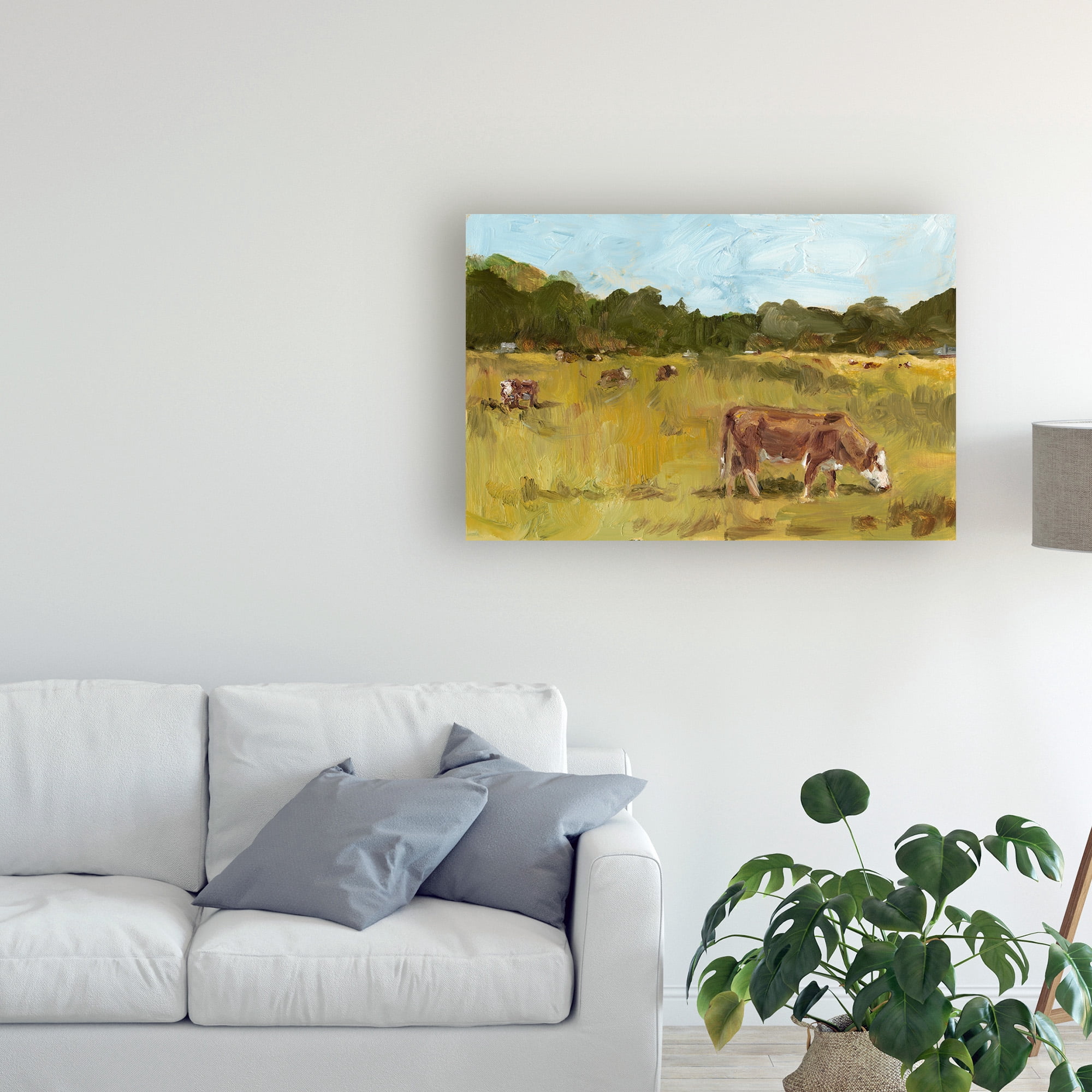 Trademark Fine Art 'Rural View I' Canvas Art by Ethan Harper