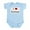 Sky Blue, variant on CafePress - I Love Durham Infant Bodysuit - Baby Light Bodysuit, Size Newborn - 24 Months