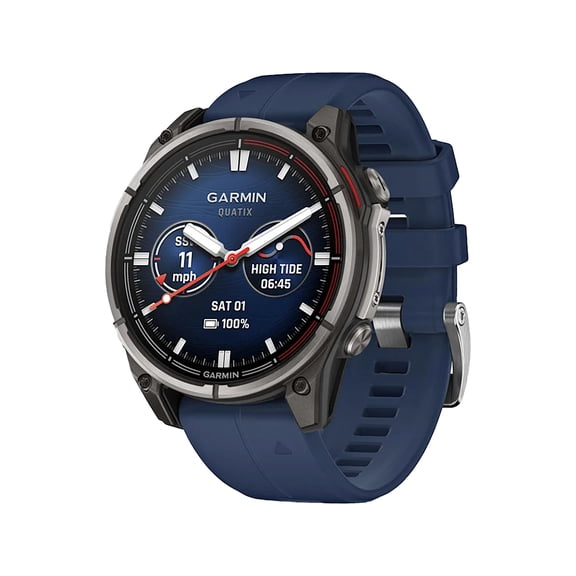 Garmin quatix® 8, 47 mm, Marine GPS Smartwatch, Bright AMOLED Display, Chartplotter Controls, Built-in Flashlight, 24/7 Health & Wellness Features