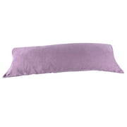 20"X54"DOUBLE SIDE ZIPPER Microsuede Body Cover Pillowcase Grape Purple Vivid Colors