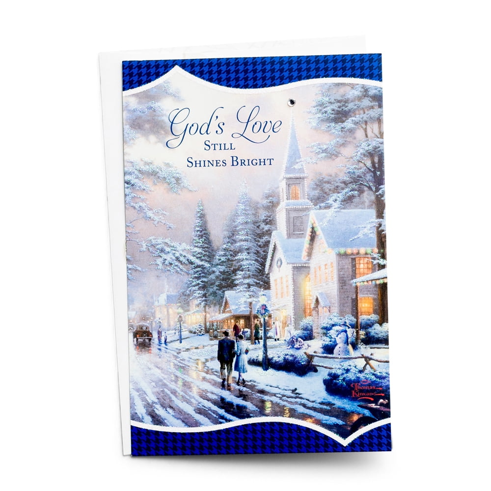 DaySpring, Thomas Kinkade, God's Love, 18 Premium Christmas Boxed Cards and Envelopes