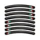 thumbnail image 2 of Cinta para llantas, 8 piezas de pegatinas para llantas exteriores, pegatinas para motocicletas, diseño elevado, 2 of 9