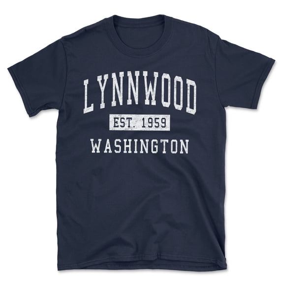 Lynnwood Washington Classic Established Men's Cotton T-Shirt