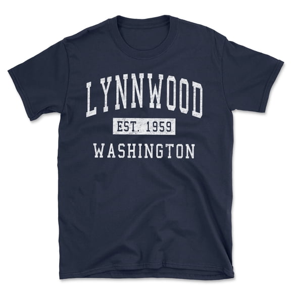 Lynnwood Washington Classic Established Men's Cotton T-Shirt