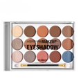thumbnail image 2 of Paleta de sombra de ojos brillante de 15 colores, polvo de sombra de ojos mate nacarado de larga duración, cosmético 1#, 2 of 2