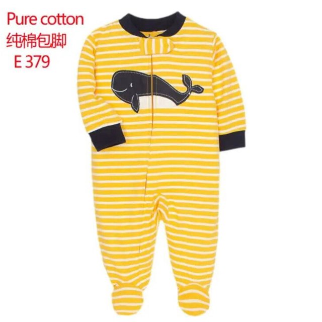 Pijamas De algodón para bebé, mono De manga larga con cremallera coreana, Ropa De Navidad para niños pequeños, 2023