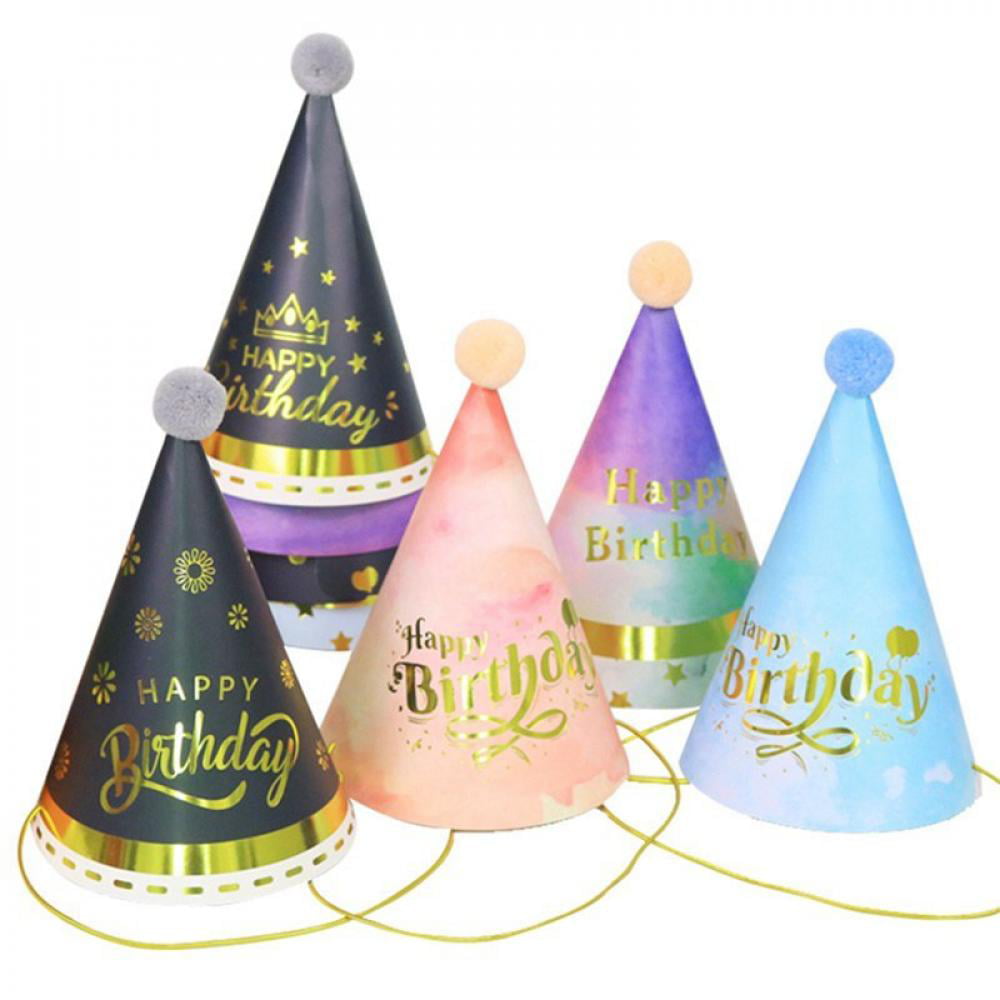 Birthday Rainbow Cone Hat Rainbow Birthday Party Decorations Glitter Birthday Hat 