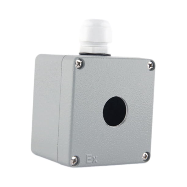 Caja de interruptor de botón momentáneo de botón Fácil de instalar Metal de aluminio fundido IP66 impermeable para sitios de construcción de barcos