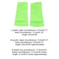 thumbnail image 4 of Soidarity 1 par de calcetines de espinilleras de fútbol para adultos y niños, soporte deportivo para piernas, mangas de pantorrilla, almohadillas de alta Deportes y aire libre Verde/M Soidarity OD010427-06, 4 of 6