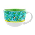 thumbnail image 1 of Taza de sopa de cerámica plateada con diseño de duendes de búfalo, 710 ml, 1 of 9