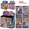 thumbnail image 4 of Muyoka Caja de refuerzo de tarjetas de Pokemon de 360 Uds. Con tarjetas Flash y tarjetas comunes, juegos de cartas coleccionables duraderos, juguetes coleccionables para ni帽os, 4 of 7