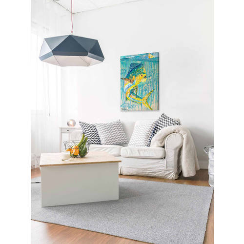 "Mahi-Mahi" Painting Print on Wrapped Canvas