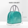 thumbnail image 2 of Defioc Teal Turquoise1 Print LunchBag for Women and Men - Leakproof Cooler Tote Bag Organizer - Reusable Lunch Box for Office/Picnic/Hiking/Beach, 2 of 6