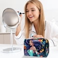 thumbnail image 6 of Mermaid Waterproof Cosmetic Storage Bag with Zipper, Lightweight, Large Capacity, Printed Design - Makeup Organizer, Washbag Toiletry Bag, Travel Organizer Zipper Pouch for Women and Girls, 6 of 6