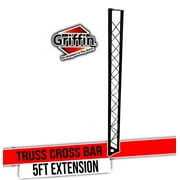 Griffin Triangle Trussing Segment - Extension 5Ft Extra Truss Section for DJ Lighting System Stand Mount Light Cans & Sound Effects for Pro Audio Equipment Gear Parties, Live Gigs & Stage