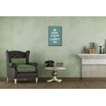thumbnail image 2 of wall26 Canvas Wall Art Gallery Wrap Canvas Prints - Keep Calm and Carry On | Stretched Cyan Canvas Home Decor Ready to Hang - 32" x 48", 2 of 3