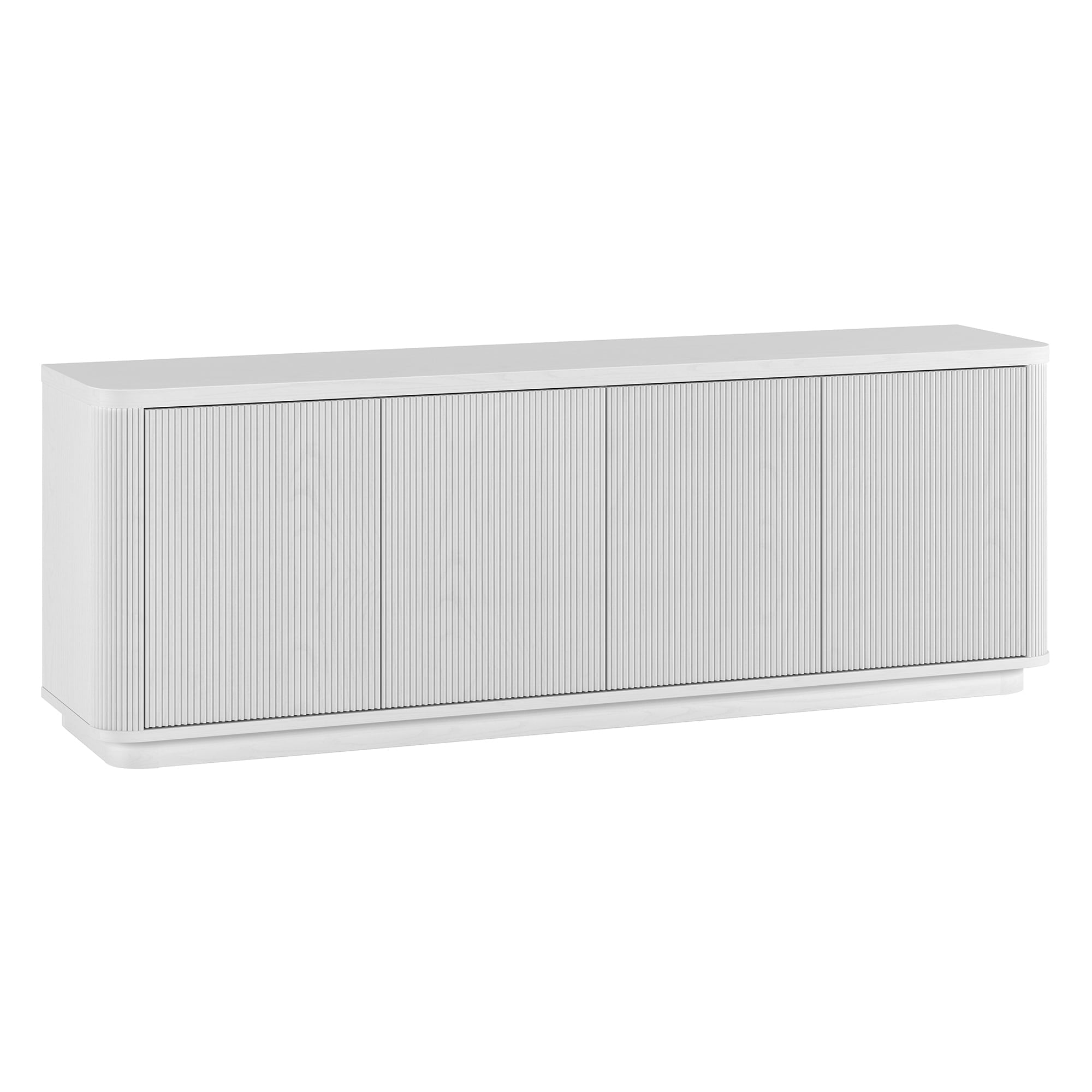 Heath & Cliff Easton Rectangular TV Stand for TV's up to 75" - 68" Wide White