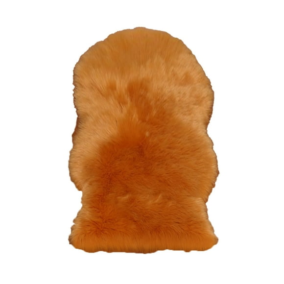 Sheepskin rug, white pile rug, machine washable long hair rug, bedroom